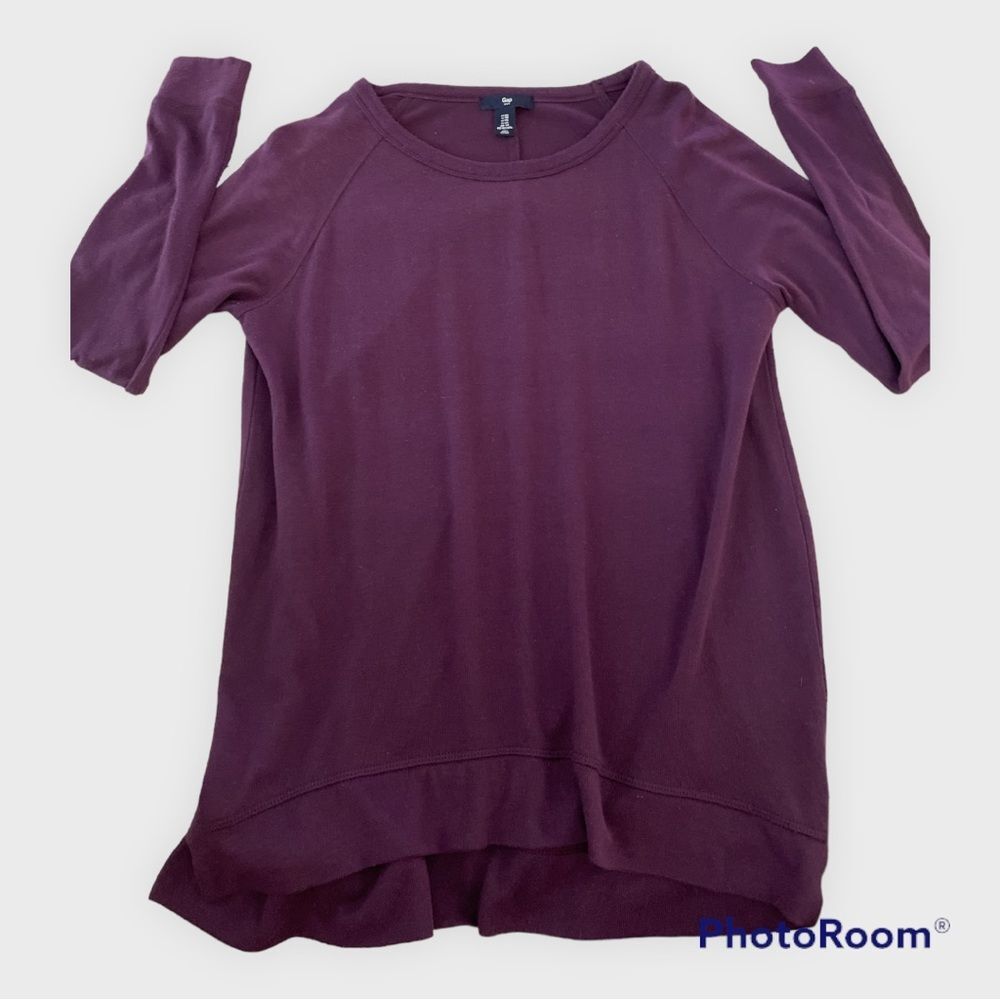 ⚡️ Gap Lightweight Plum Long Sleeve Top Shirt ~ Size XS ⚡️